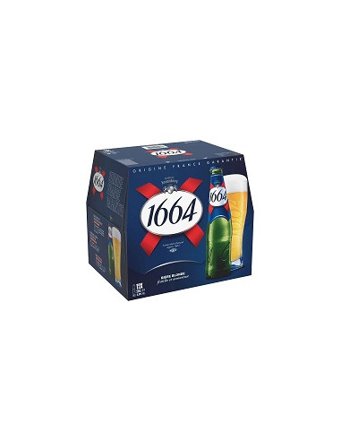 Kronenbourg 1664 - Blonde lager - Pack 12x25cl