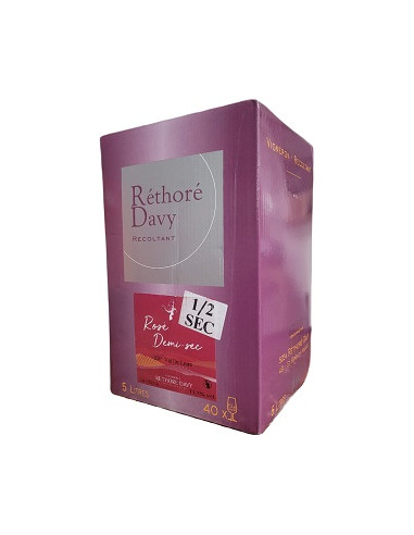 Box 5L - Val de Loire - Réthoré Davy - Cabernet Rosé - Medium Sweet