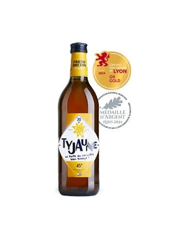 Pastis - Ty Jaune - 45° - 70 cl