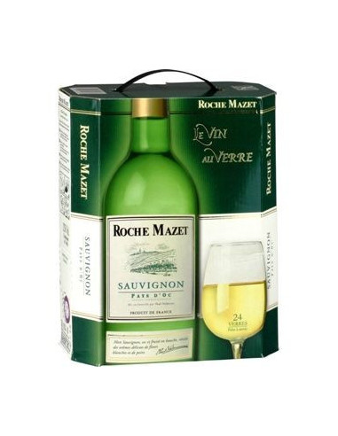 OFFRE SPECIALE ! BIB 3 L - Roche Mazet - Pays d'Oc - Sauvignon - Blanc