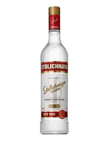 Vodka - Stolichnaya - 1 Litre - 40°